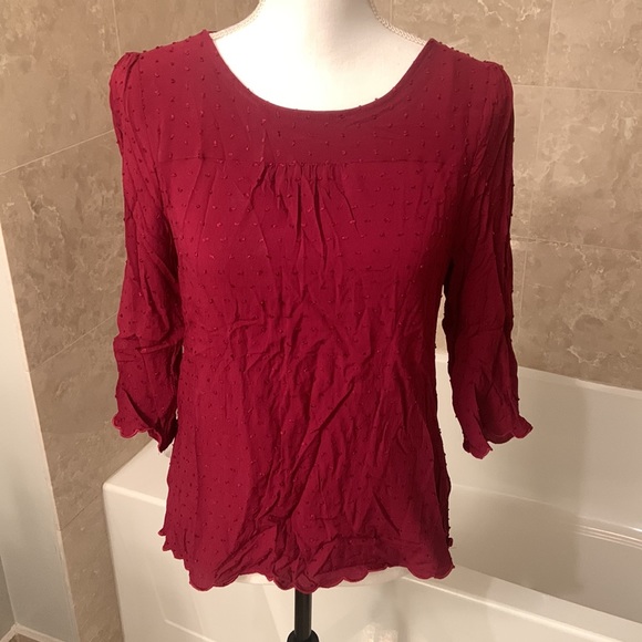 Maeve Emmeline Swiss Dot Blouse - Picture 9 of 12